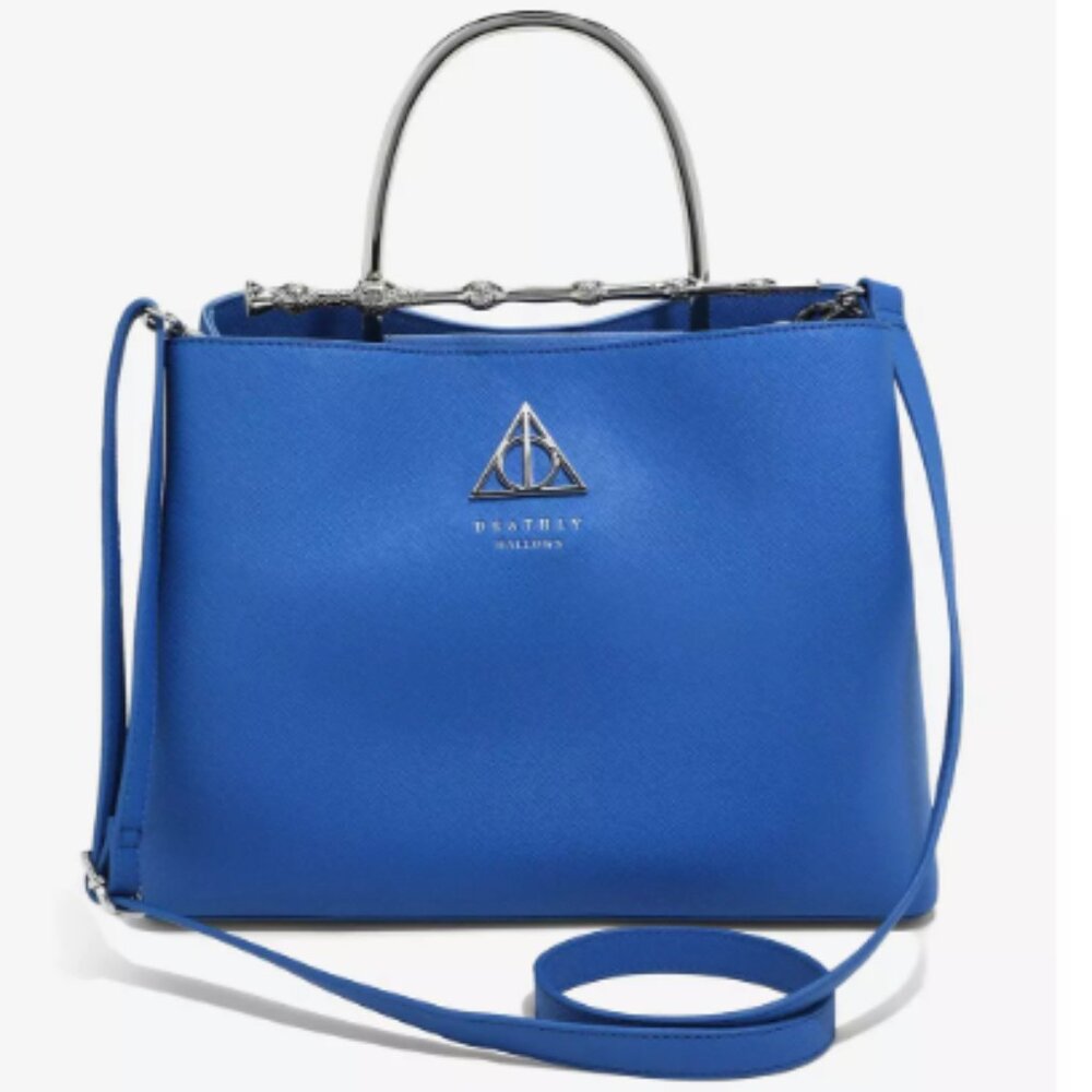 Loungefly Harry Potter Ravenclaw Elder Wand Handbag - Blue/Silver